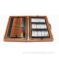 174pcs wooden box drawing painting Art stationery Set